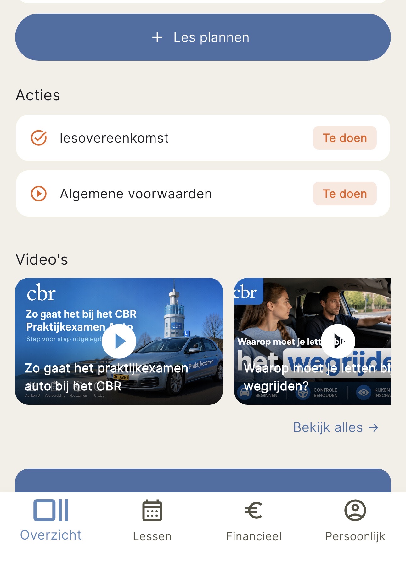 Digitale lesovereenkomst voor rijscholen versturen, ondertekenen en bewaren bij het leerlingdossier