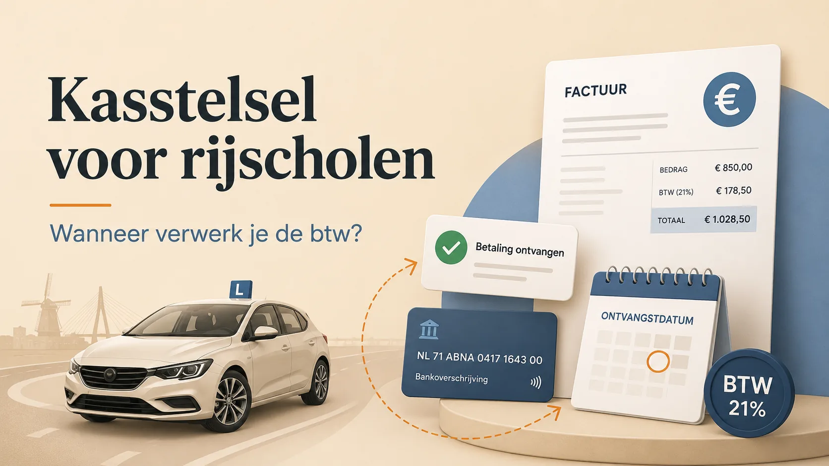 Boekhouding voor rijschool: complete gids voor btw, CBR, kasstelsel en boekhoudsoftware