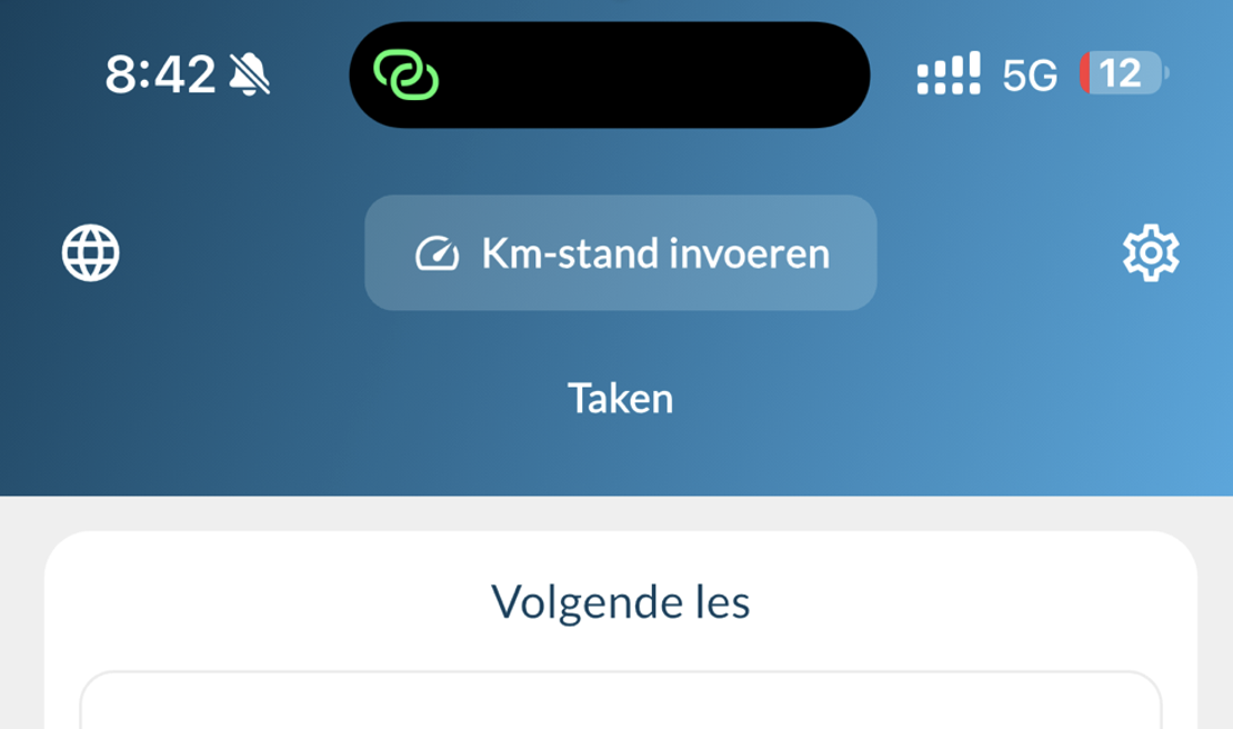 Kilometerregistratie voor rijscholen met lesauto, kilometerstanden, rittenregistratie en voertuigrapportage